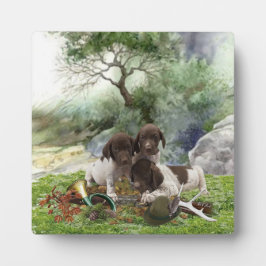 German Shorthaired Pointer Plaque Fotoplaat