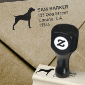 German Shorthaired Pointer Return Address Rubberstempel