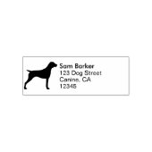 German Shorthaired Pointer Return Address Zelfinktende Stempel (Design)