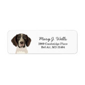 German Shorthaired Pointer Return Label (Voorkant)
