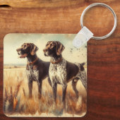 German Shorthaired Pointer Sleutelhanger (Achterkant)