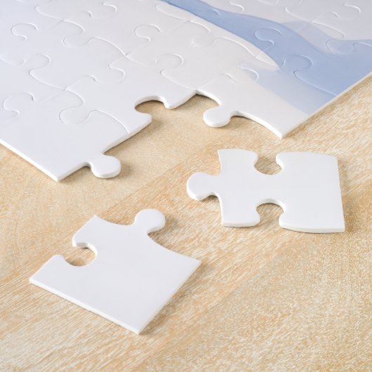 German Shorthaired Pointer Snowy Gate Santa Hat Legpuzzel (Zijkant)