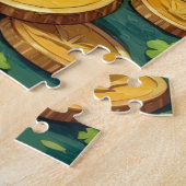 German Shorthaired Pointer St Patrick’s Day Legpuzzel (Zijkant)