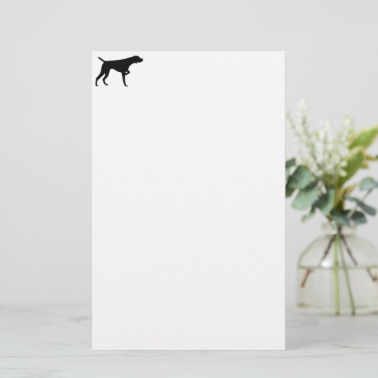 German Shorthaired Pointer Stationery Briefpapier (Staand voorkant)