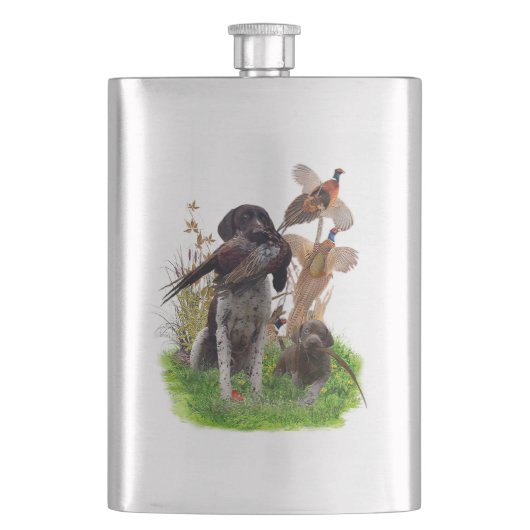 German Shorthaired Pointer Sticker Paper Plates Flacon (Voorkant)