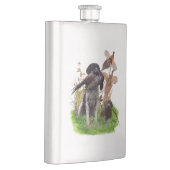German Shorthaired Pointer Sticker Paper Plates Flacon (Rechts)