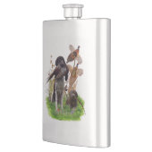 German Shorthaired Pointer Sticker Paper Plates Flacon (Links)
