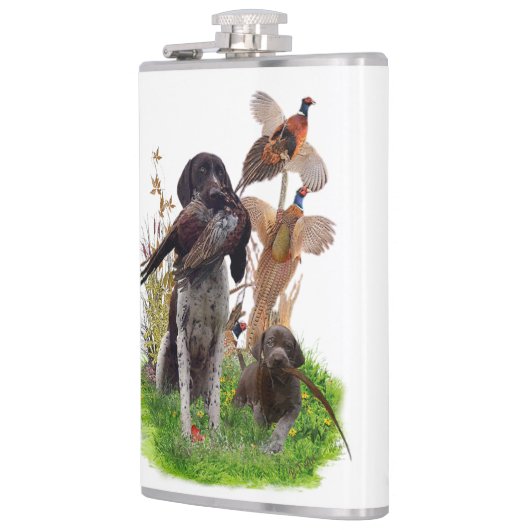 German Shorthaired Pointer    Sticker Paper Plates Heupfles (Links)