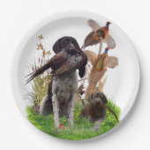 German Shorthaired Pointer    Sticker Papieren Bordje (Voorkant)