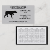 GERMAN SHORTHAIRED POINTER - Visitekaartje Templat (Voorkant / Achterkant)