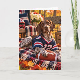 German Shorthaired Pointer Voetbalkaart Kaart