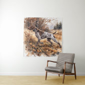  German Shorthaired Pointer  Wandkleed (In situ)