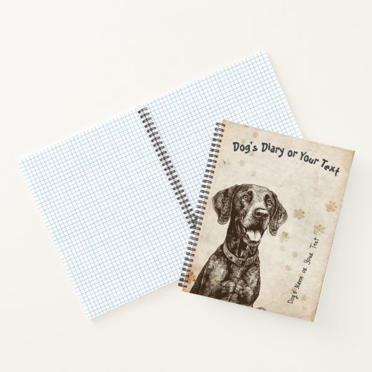 German Shorthaired Pointer's Diary Notitieboek (Binnen)