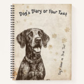 German Shorthaired Pointer's Diary Notitieboek (Voorkant)