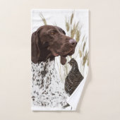 German Shorthaired Pointers (GSP) Briefkaart Koffi Bad Handdoek (Handdoek)