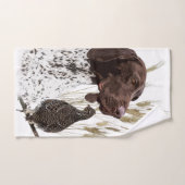 German Shorthaired Pointers (GSP) Briefkaart Koffi Bad Handdoek (Handdoek)