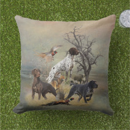 German Shorthaired Pointers (GSP)      Buitenkussen