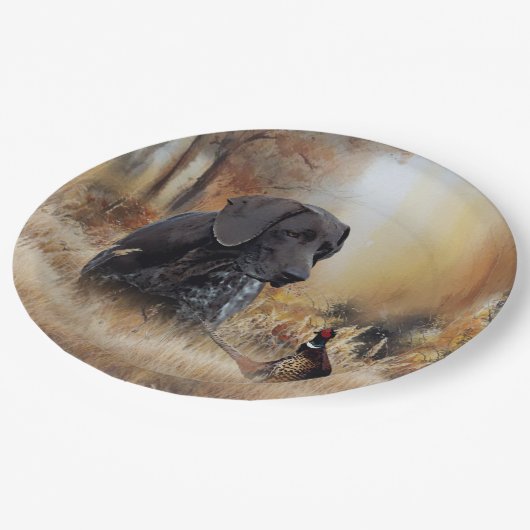 German Shorthaired Pointers  Papieren Bordje (Gekanteld)