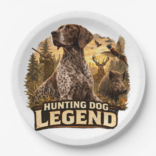 German Shorthaired Pointers  Papieren Bordje (Voorkant)