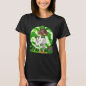 German Shorthaired St Patrick s Day Leprechaun T-shirt (Voorkant)