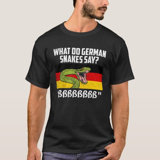 German snakes German snake saying snake owner T-shirt (Voorkant)