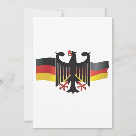 German Symbol Invitation Kaart (Voorkant)