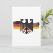 German Symbol Invitation Kaart (Staand voorkant)