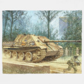 GERMAN TANK FLEECE DEKEN (Voorkant (Horizontaal))