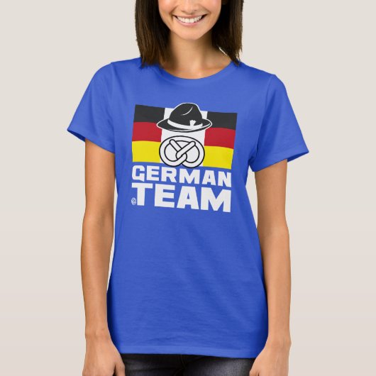 GERMAN TEAM 2 Vrouw T-shirt (Voorkant)