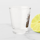 German Wachtelhund Shot Glas (Links)