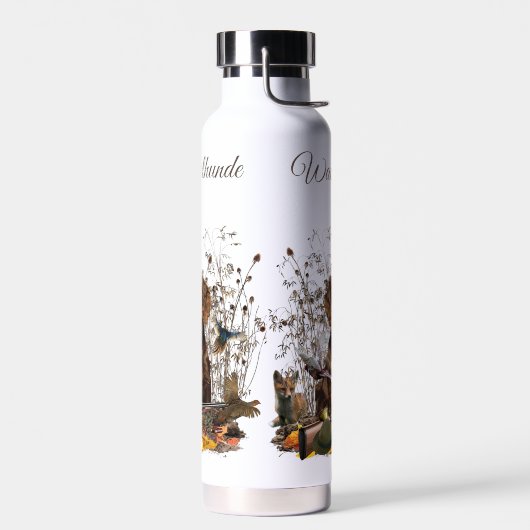 German Wachtelhund Waterfles (Links)