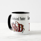German Wirehaered Pointer Dad Gifts Mok (Voorkant links)
