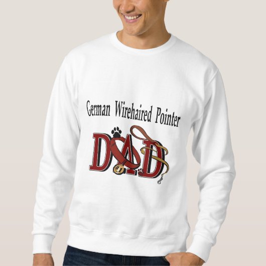 German Wirehaered Pointer Dad Gifts Trui (Voorkant)