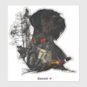 German Wirehaered Pointer Sticker (Vel)