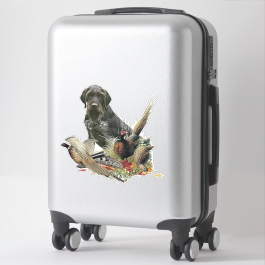 German Wirehaered Pointer Sticker (Koffer)