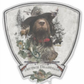 German Wirehaered Pointer Sticker (Voorkant)