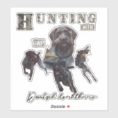 German Wirehaered Pointer Sticker (Vel)
