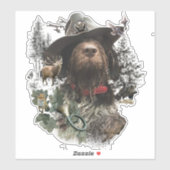 German Wirehaered Pointer Sticker (Vel)