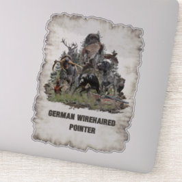 German Wirehaered Pointer Sticker