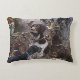 German Wirehaire Pointer Accent Kussen