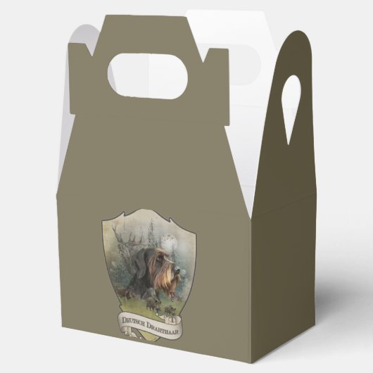 German Wirehaire Pointer Bedankdoosjes (Geopend)