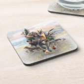 German Wirehaire Pointer Bier Onderzetter (Linkerzijde)