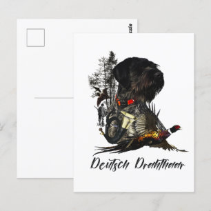 German Wirehaire Pointer Briefkaart
