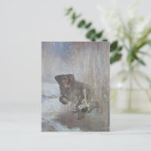 German Wirehaire Pointer Briefkaart (Staand voorkant)