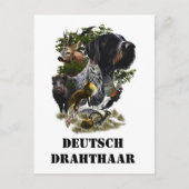 German Wirehaire Pointer Briefkaart (Voorkant)