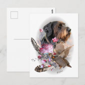 German Wirehaire Pointer Briefkaart (Voorkant / Achterkant)