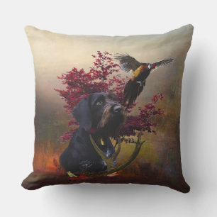 German Wirehaire Pointer Buitenkussen