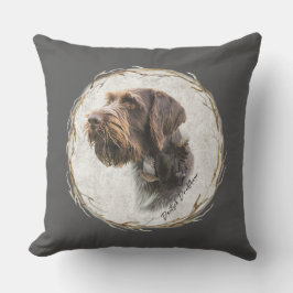 German Wirehaire Pointer Buitenkussen
