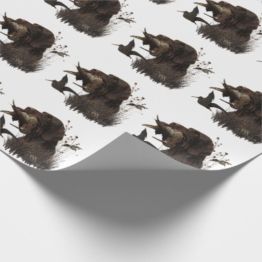 German Wirehaire Pointer Cadeaupapier (Hoek)