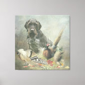 German Wirehaire Pointer Canvas Afdruk (Voorkant)